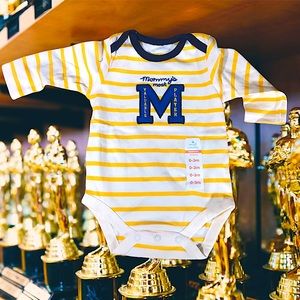 Mommy’s MVP striped one piece NWT Retro Vintage Deadstock
